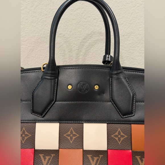 Louis Vuitton City Steamer Damier Tressage Monogram Canvas & Leather MM - Picture 3 of 15